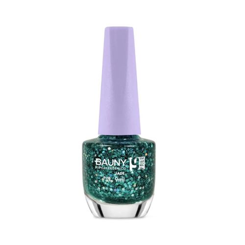 Bauny Esmalte Glitter 9Free 9ml - Cor Jade Bauny Esmalte Glitter 9Free 9ml - Cor Jade