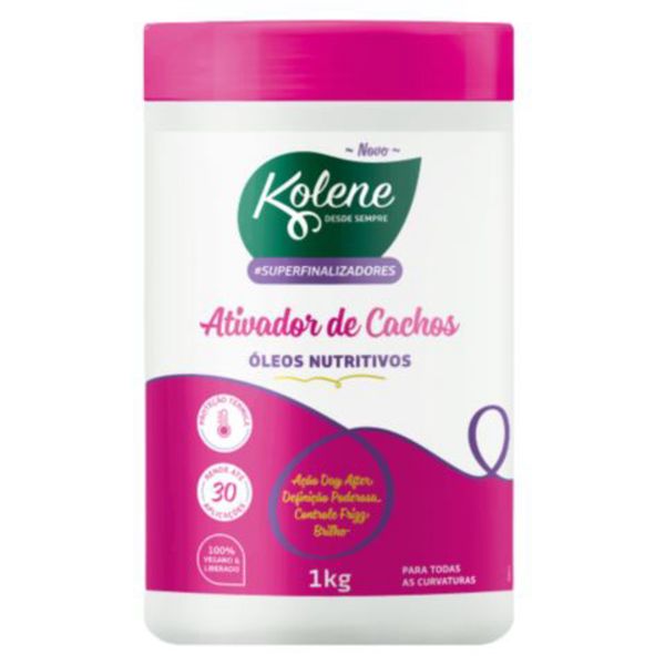 Ativador De Cachos Kolene 1Kg Super Rosa