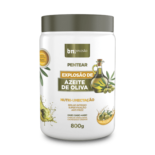 Creme De Pentear Explosão De Azeite De Oliva 800G | Bn.cachos