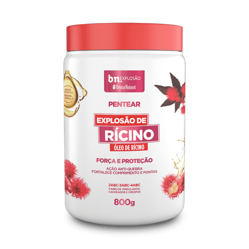 Creme De Pentear Explosão De Rícino 800G | Bn.cachos
