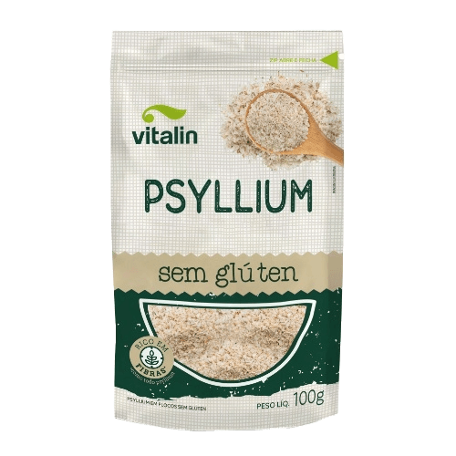 Psyllium Sem Glúten Vitalin 100g Psyllium Sem Glúten Vitalin 100g