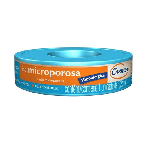 Fita Microporosa Branca 1,2cm x 10m - Cremer Fita Microporosa Branca 1,2cm x 10m - Cremer