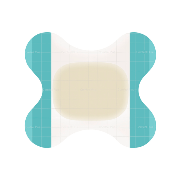 Curativo Hidrocolóide com Alginato Contorno 6x8cm - Comfeel Plus - 5un - Coloplast 33280