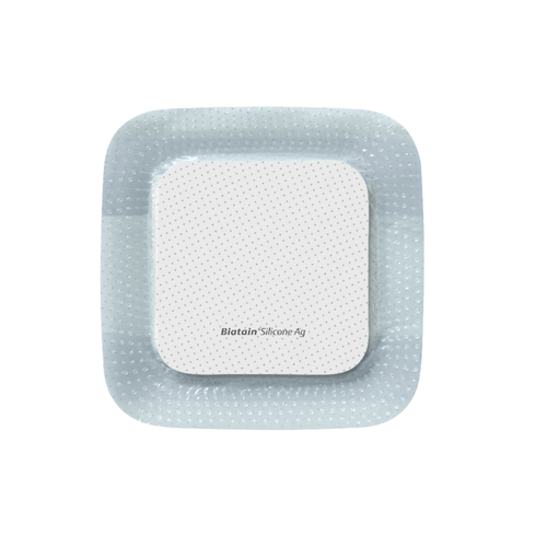 Curativo Silicone e Prata 10x10cm Biatain Silicone AG - Coloplast 39637