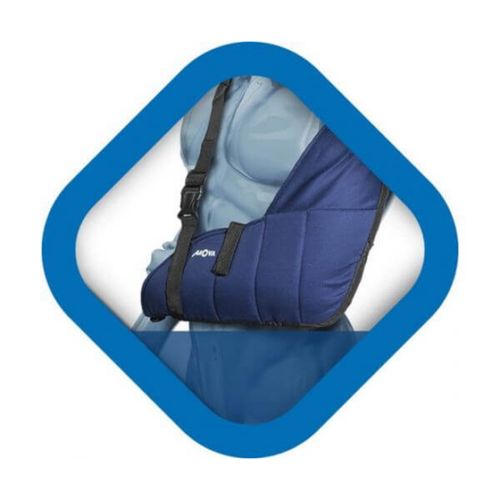 Tipoia Ortopédica Velpeau Azul - Mova