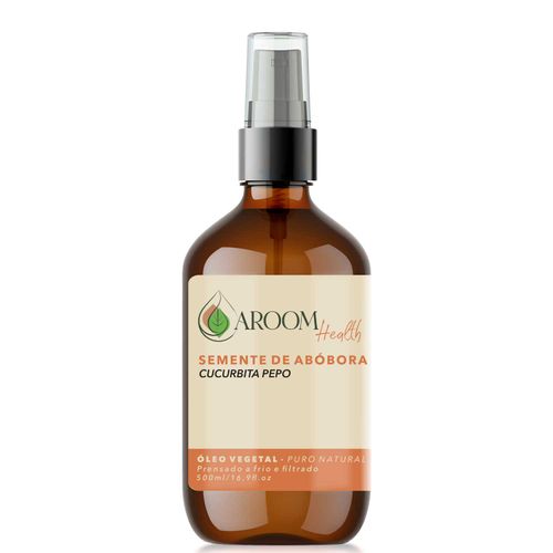 Óleo vegetal puro natural de semente de Abóbora - 500 ml