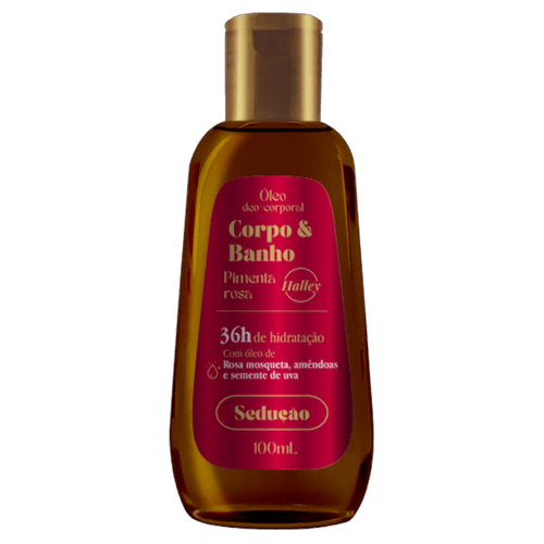 Halley Óleo Deo Corporais Pimenta Rosa 100ml Halley Óleo Deo Corporais Pimenta Rosa 100ml