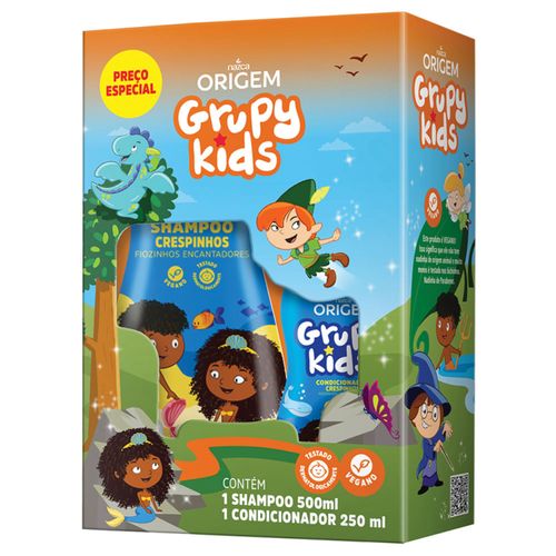 Gkids Kit Shampoo + Condicionador Crespinhos 500ml+250ml Gkids Kit Shampoo + Condicionador Crespinhos 500ml+250ml