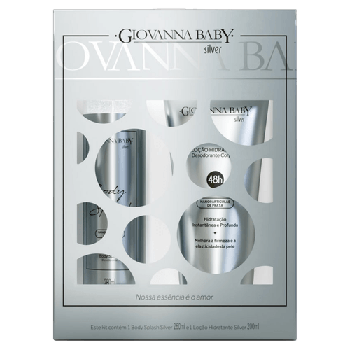 Giovanna Baby Kit Body + Loção Silver