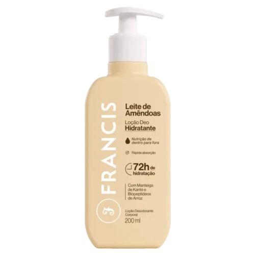 Hidratante Francis 200ml Bege