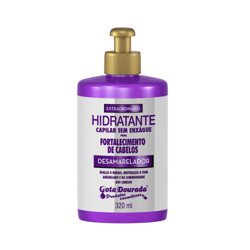 Gota Dourada Creme de Pentear Fortal Desamarelador Gota Dourada Creme de Pentear Fortal Desamarelador