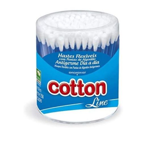 Haste Flexivel Cotton Line Pote 150 Unidades Haste Flexivel Cotton Line Pote 150 Unidades