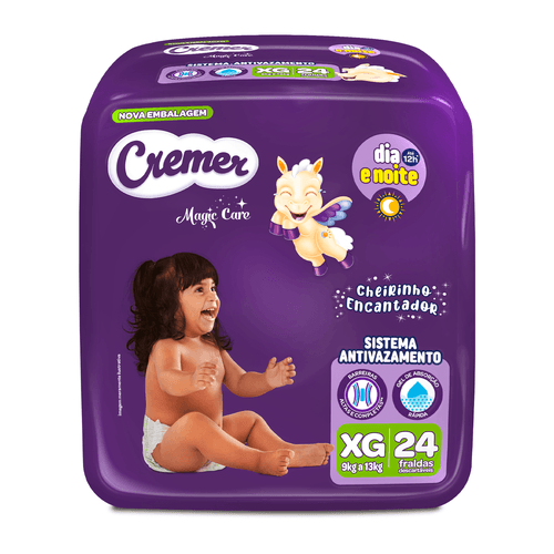 Fralda Cremer Econômica XG 24 Unidades Fralda Cremer Econômica XG 24 Unidades