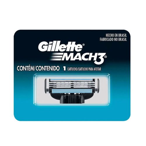 Carga Mach 3 Gillette Simples Carga Mach 3 Gillette Simples