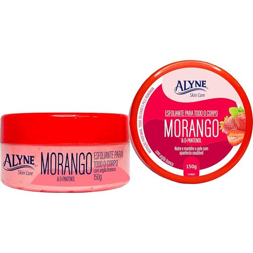Creme Esfoliante Morango E Pantenol Alyne 150G Creme Esfoliante Morango E Pantenol Alyne 150G