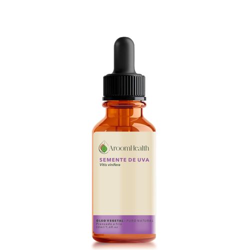 Óleo vegetal puro natural de semente de Uva  30ml