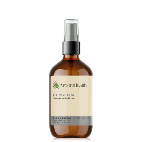 Óleo vegetal puro natural de Gergelim - 500ml