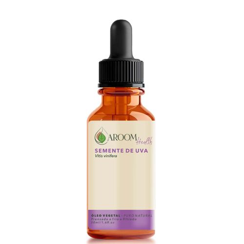 Óleo vegetal puro natural de semente de Uva  30ml