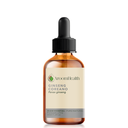 Óleo vegetal puro natural de Ginseng coreano - 50 ml Óleo vegetal puro natural de Ginseng coreano - 50 ml