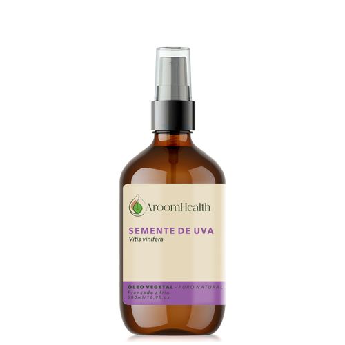 Óleo vegetal puro natural de semente de Uva - 500ml