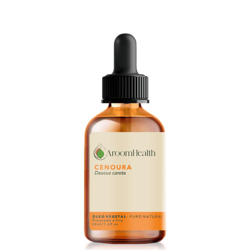 Óleo vegetal puro natural de Cenoura – 50ml