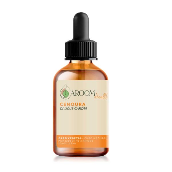 Óleo vegetal puro natural de Cenoura – 50ml