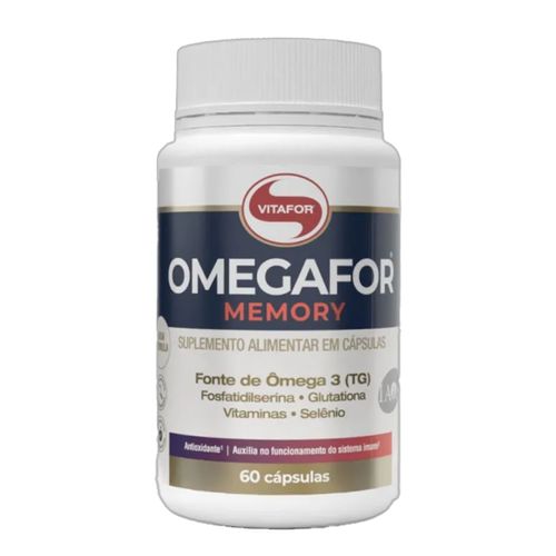 Omegafor Memory 1000mg Vitafor 60 Cápsulas
