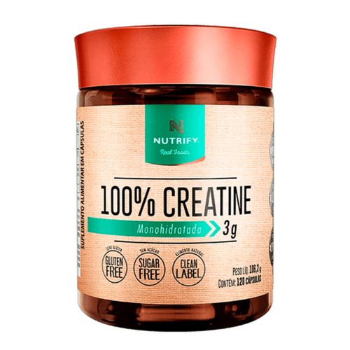 Creatine 100% Creatina Monohidratada Nutrify 120 Cápsulas