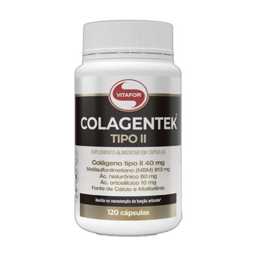 Colagentek II Colágeno Vitafor 120 Cápsulas Colagentek II Colágeno Vitafor 120 Cápsulas