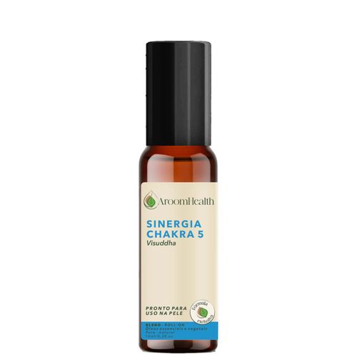 Sinergia Chakra 5 Visuddha Roll- on 10ml- Fórmula Exclusiva Sinergia Chakra 5 Visuddha Roll- on 10ml- Fórmula Exclusiva