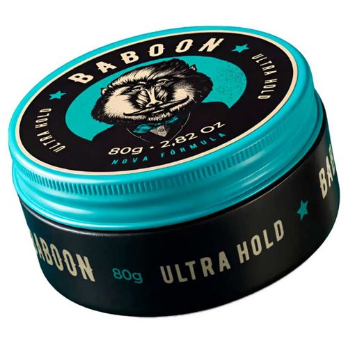 Pomada Ultra Hold - Ultra Fixação / Efeito Brilho 80g Baboon Pomada Ultra Hold - Ultra Fixação / Efeito Brilho 80g Baboon