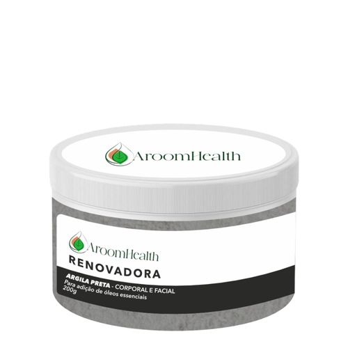 Argila multifuncional Cabelo - Corpo - Rosto - cor Preta 200g