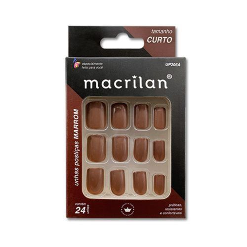 Unhas Macrilan Up206A Marrom Unhas Macrilan Up206A Marrom