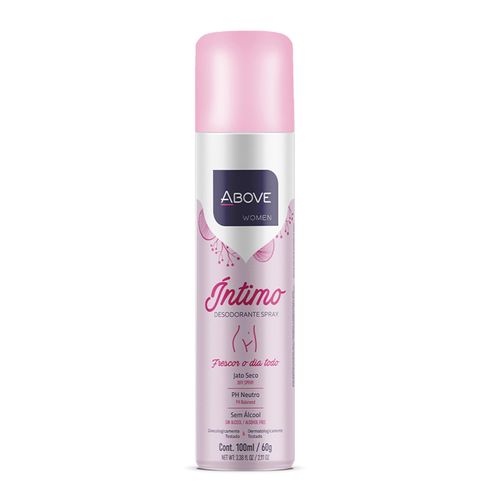 Kit c/9 Unidades de Desodorante Íntimo Above Deo Spray Com 100ml