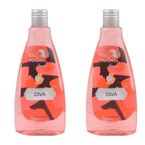 Kit c/2 Unidades de Betulla Cia Desodorante Colônia Diva 300ml Kit c/2 Unidades de Betulla Cia Desodorante Colônia Diva 300ml