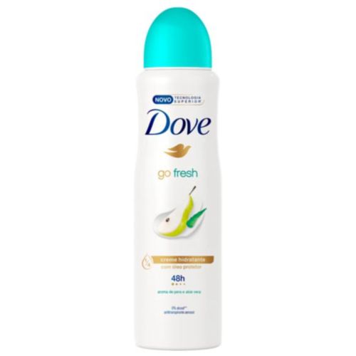 Kit c/2 Unidades de Desodorante Dove Aero Go Fresh Pera 150ml