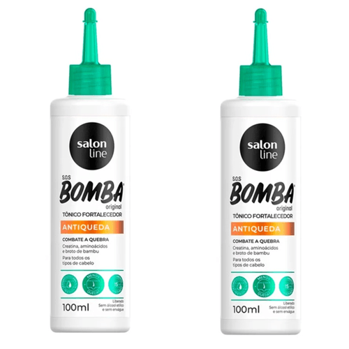 Kit c/2 Tônicos Capilar Salon Line Sos Antiqueda 100ml