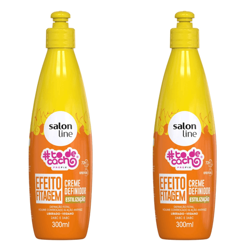 Kit c/2 Unidades de Creme Definidor #Todecacho Efeito Fitagem 300ml