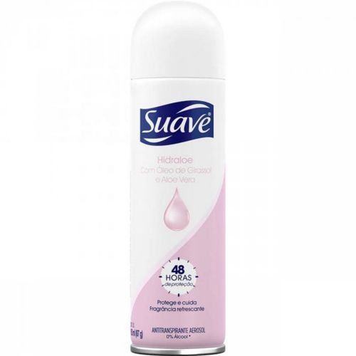 Kit c/4 Unidades de Desodorante Aerosol Suave Hidraloe 150ml