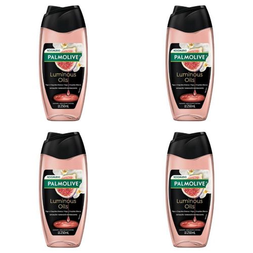 Kit c/4 Sabonetes Líquido Palmolive Luminous Oil Figo e Orquidea 250ml Kit c/4 Sabonetes Líquido Palmolive Luminous Oil Figo e Orquidea 250ml