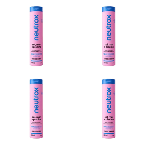 Kit c/4 Condicionadores Neutrox 300ml Sol Mar E Piscina Kit c/4 Condicionadores Neutrox 300ml Sol Mar E Piscina