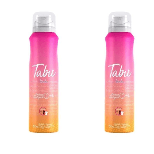 Kit c/2 Unidades de Desodorante Aerosol Tabu 150ml Linda