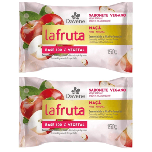 Kit c/2 Sabonetes Davene Laflore Maça 150g Kit c/2 Sabonetes Davene Laflore Maça 150g
