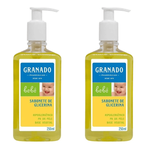 Kit c/2 Sabonetes Líquido Infantil Granado Bebê 250ml Tradicional