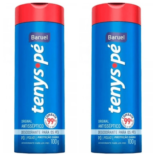 Kit c/2 Unidades de Desodorante Para Pés Tenys Pé Original 100g