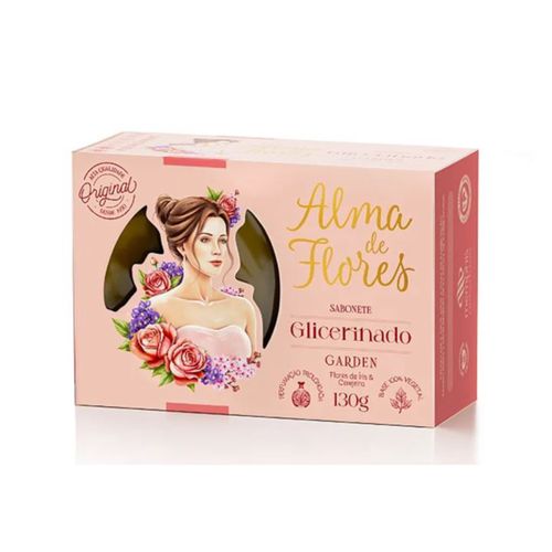 Kit c/2 Sabonete Alma De Flores Glicer 130g Garden