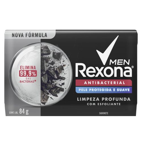 Kit c/2 Sabonete Rexona Men Limpeza Profunda 84g
