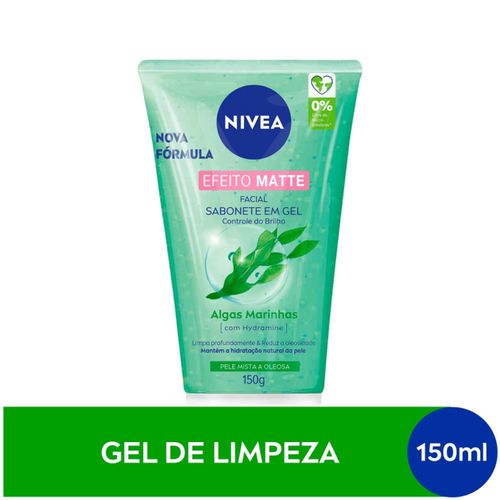 Kit c/2 NIVEA Sabonete Facial em Gel Purificante Controle de Brilho 150g Kit c/2 NIVEA Sabonete Facial em Gel Purificante Controle de Brilho 150g
