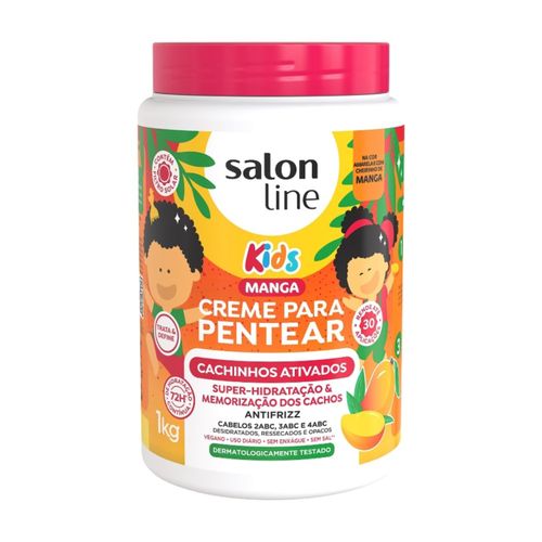 Salon Line Creme de Pentear Kids Manga Cachinhos 1K Salon Line Creme de Pentear Kids Manga Cachinhos 1K