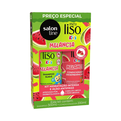 Salon Line Kit Meu Liso Shampoo + Condicionador Melancia Salon Line Kit Meu Liso Shampoo + Condicionador Melancia